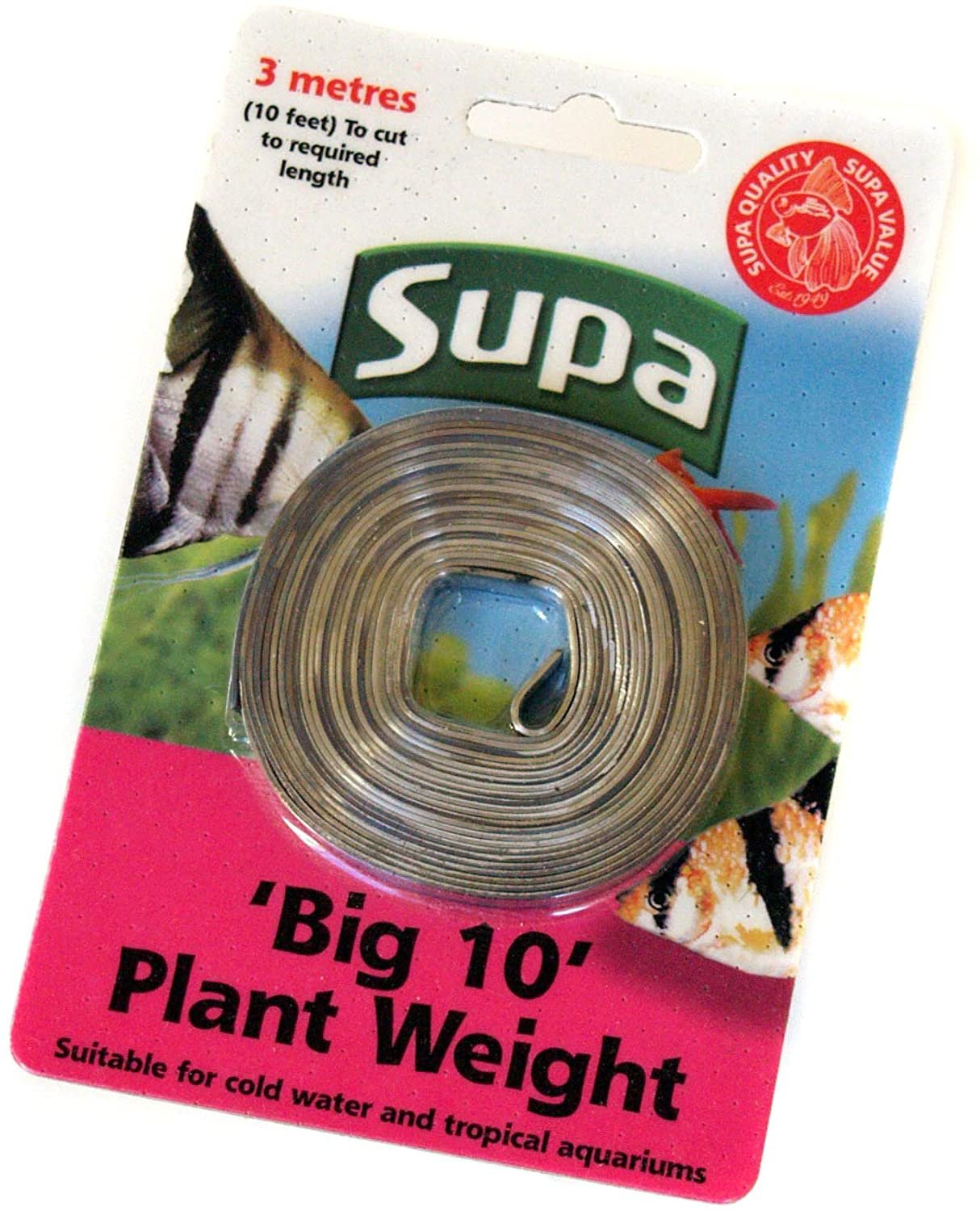 Supa Aquarium Plant Weights - Metal - Big 10 Feet / 3 metres