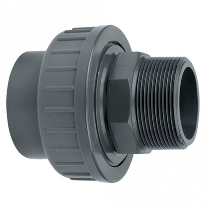 Evolution Aqua Single Union Threaded Male to Pressure Pipe Female Connectors